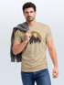 Herren T-Shirt Outdoor Print Natural Badge Logo Wandern Fashion Streetstyle Neverless®preview