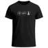 Herren T-Shirt Outdoor Symbole - Kompass Berge Wald - Statement Grafikshirt Natur Symbolik Printshirt Männer Fashion Streetstyle Neverless®preview
