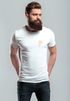 Herren T-Shirt Palme Logo Print Sommer Badge Emblem Minimal Line Art Fashion Streetstyle Neverless®preview