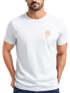 Herren T-Shirt Palme Logo Print Sommer Badge Emblem Minimal Line Art Fashion Streetstyle Neverless®preview