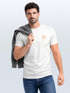 Herren T-Shirt Palme Logo Print Sommer Badge Emblem Minimal Line Art Fashion Streetstyle Neverless®preview