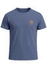 Herren T-Shirt Palme Logo Print Sommer Badge Emblem Minimal Line Art Fashion Streetstyle Neverless®preview