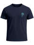 Herren T-Shirt Palme Logo Print Sommer Badge Emblem Minimal Line Art Fashion Streetstyle Neverless®preview