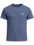 Herren T-Shirt Palme Logo Print Sommer Badge Emblem Minimal Line Art Fashion Streetstyle Neverless®preview