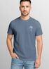 Herren T-Shirt Palme Print Logo Aufdruck Sommer Fashion Printshirt Baumwolle Streetstyle Neverless®preview