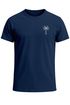 Herren T-Shirt Palme Print Logo Aufdruck Sommer Fashion Printshirt Baumwolle Streetstyle Neverless®preview