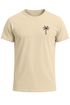 Herren T-Shirt Palme Print Logo Aufdruck Sommer Fashion Printshirt Baumwolle Streetstyle Neverless®preview