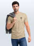 Herren T-Shirt Palme Print Logo Aufdruck Sommer Fashion Printshirt Baumwolle Streetstyle Neverless®preview
