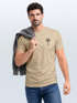 Herren T-Shirt Palme Print Logo Aufdruck Sommer Fashion Printshirt Baumwolle Streetstyle Neverless®preview