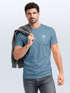 Herren T-Shirt Palme Print Logo Aufdruck Sommer Fashion Printshirt Baumwolle Streetstyle Neverless®preview