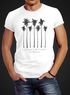 Herren T-Shirt Palmen California Westcoast Palms Summer Slim Fit Neverless®preview