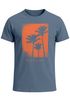 Herren T-Shirt Palmen Fotoprint Vintage Retro Aufdruck Printshirt Streetwear Fashion Streetstyle Neverless®preview