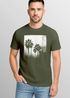 Herren T-Shirt Palmen Fotoprint Vintage Style Frontprint Beach Sommer Strand Outfit Retro Fashion Streetstyle Neverless®preview