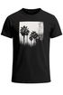 Herren T-Shirt Palmen Fotoprint Vintage Style Frontprint Beach Sommer Strand Outfit Retro Fashion Streetstyle Neverless®preview