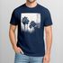Herren T-Shirt Palmen Fotoprint Vintage Style Frontprint Beach Sommer Strand Outfit Retro Fashion Streetstyle Neverless®preview