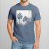 Herren T-Shirt Palmen Fotoprint Vintage Style Frontprint Beach Sommer Strand Outfit Retro Fashion Streetstyle Neverless®preview