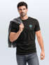 Herren T-Shirt Palmen Print – Sommer Shirt mit Brustlogo – Kurzarm Rundhals aus Baumwolle – Casual Streetwear Style Neverless® preview