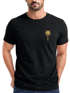 Herren T-Shirt Palmen Print – Sommer Shirt mit Brustlogo – Kurzarm Rundhals aus Baumwolle – Casual Streetwear Style Neverless® preview