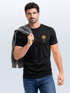 Herren T-Shirt Palmen Print – Sommer Shirt mit Brustlogo – Kurzarm Rundhals aus Baumwolle – Casual Streetwear Style Neverless® preview
