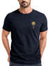 Herren T-Shirt Palmen Print – Sommer Shirt mit Brustlogo – Kurzarm Rundhals aus Baumwolle – Casual Streetwear Style Neverless® preview