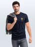 Herren T-Shirt Palmen Print – Sommer Shirt mit Brustlogo – Kurzarm Rundhals aus Baumwolle – Casual Streetwear Style Neverless® preview