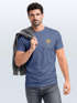 Herren T-Shirt Palmen Print – Sommer Shirt mit Brustlogo – Kurzarm Rundhals aus Baumwolle – Casual Streetwear Style Neverless® preview