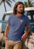 Herren T-Shirt Palmen Print – Sommer Shirt mit Brustlogo – Kurzarm Rundhals aus Baumwolle – Casual Streetwear Style Neverless® preview