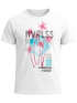 Herren T-Shirt Palmen Sommer Strand Surfing Surf Pacific Island Aufdruck Print Fashion Streetstyle Neverless® preview