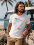 Herren T-Shirt Palmen Sommer Strand Surfing Surf Pacific Island Aufdruck Print Fashion Streetstyle Neverless® preview