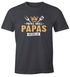 Herren T-Shirt Papas Grill Papas Regeln Geschenke für Väter Spruch lustig Vatertag Moonworks®preview