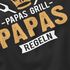 Herren T-Shirt Papas Grill Papas Regeln Geschenke für Väter Spruch lustig Vatertag Moonworks®preview