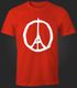 Herren T-Shirt Paris Peace Zeichen Eiffelturmpreview