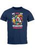 Herren T-Shirt Party Feiern Trinken Last Minute Faschingskostüme Männer Funshirt Einhorn Moonworks®preview