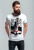 Herren T-Shirt Party Hard Comic Katze Sex Spruch lustig Humor Fun-Shirt Neverless®preview