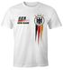 Herren T-Shirt personalisiert mit Name Deutschland TrikotFußball Europameisterschaft 2024 Moonworkspreview