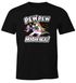 Herren T-Shirt Pew Pew Madafakas böses Einhorn Regenbogen Unicorn Fun-Shirt Spruch lustig Moonworks®preview
