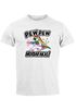Herren T-Shirt Pew Pew Madafakas böses Einhorn Regenbogen Unicorn Fun-Shirt Spruch lustig Moonworks®preview