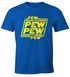 Herren T-Shirt Pew Pew Pew Fun-Shirt Moonworks®preview
