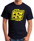 Herren T-Shirt Pew Pew Pew Fun-Shirt Moonworks®preview