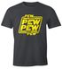 Herren T-Shirt Pew Pew Pew Fun-Shirt Moonworks®preview