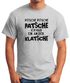 Herren T-Shirt Pitsche Pitsche Patsche Ich hab einen an der Klatsche Spruch-Shirt Fun-Shirt Moonworks®preview