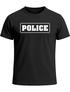 Herren T-Shirt Police Polizei-Kostüm Polizist-Shirt Fun-Shirt Fasching Verkleidung Kostüm Karneval Moonworks®preview