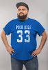 Herren T-Shirt Polk High Trikot Football 90er Fasching Karneval lustig Fun-Shirt Moonworks®preview