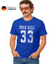 Herren T-Shirt Polk High Trikot Football 90er Fasching Karneval lustig Fun-Shirt Moonworks®preview