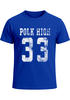 Herren T-Shirt Polk High Trikot Football 90er Fasching Karneval lustig Fun-Shirt Moonworks®preview