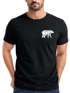 Herren T-Shirt Polygon Design Print Bär Natur Outdoor Fashion Streetstyle Neverless®preview