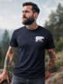 Herren T-Shirt Polygon Design Print Bär Natur Outdoor Fashion Streetstyle Neverless®preview