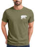 Herren T-Shirt Polygon Design Print Bär Natur Outdoor Fashion Streetstyle Neverless®preview