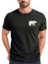 Herren T-Shirt Polygon Design Print Bär Natur Outdoor Fashion Streetstyle Neverless®preview