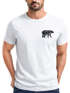 Herren T-Shirt Polygon Design Print Bär Natur Outdoor Fashion Streetstyle Neverless®preview